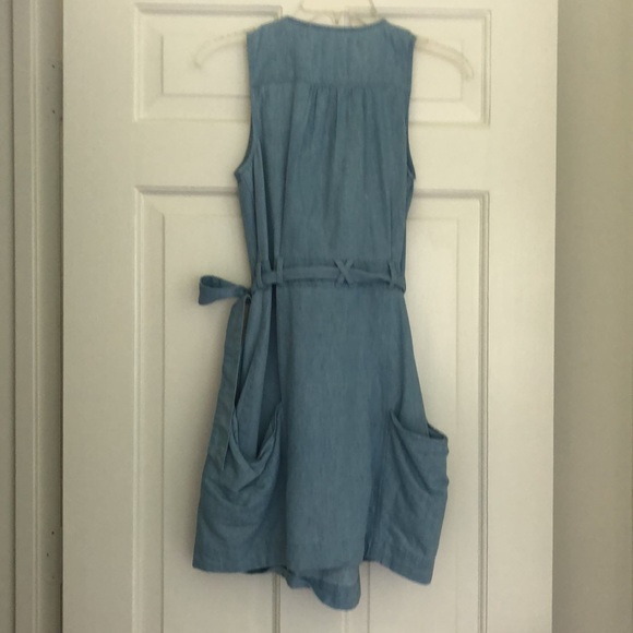 Chambray wrap dress - Picture 7 of 8